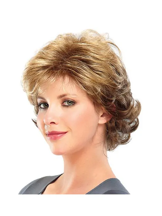 Discount Blonde Curly Short Classic Wigs