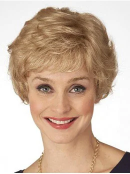 Affordable Blonde Wavy Short Classic Wigs