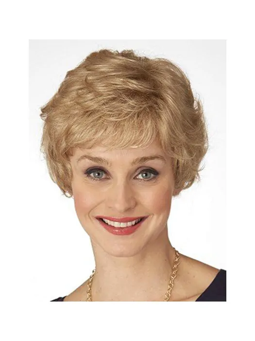 Affordable Blonde Wavy Short Classic Wigs