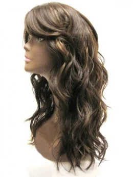 Brown Wavy Synthetic Popular Long Wigs