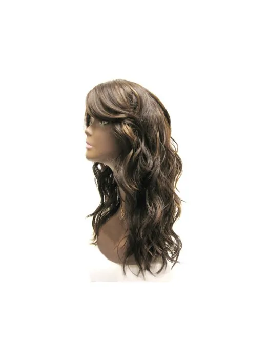 Brown Wavy Synthetic Popular Long Wigs