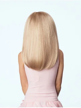 High Quality Long Straight Blonde With Bangs Fabulous Wigs