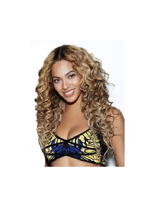 Top Sale Beyonce Inspired 24  inches Human Hair Lace Wig