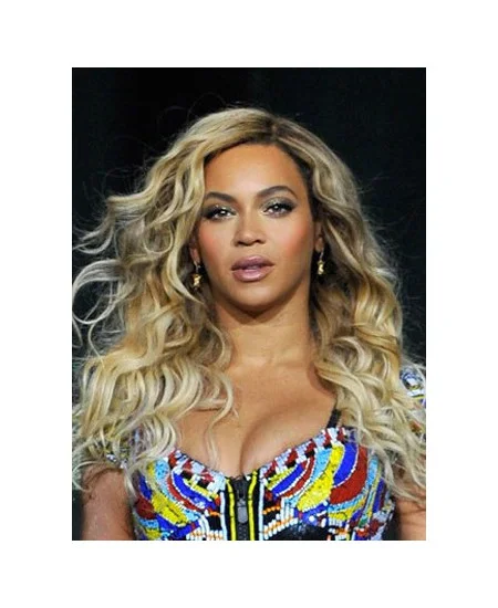 New Arrival Beyonce 18  inches Human Hair Lace Wig Free Shipping
