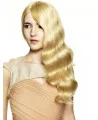 Great Blonde Wavy Long Human Hair Wigs