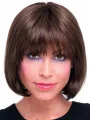 Durable Auburn Lace Front Chin Length Wigs For Cancer