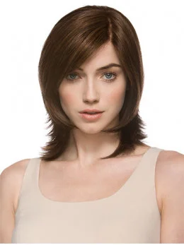 Synthetic Shoulder Length LayeLace Front Graceful Wigs