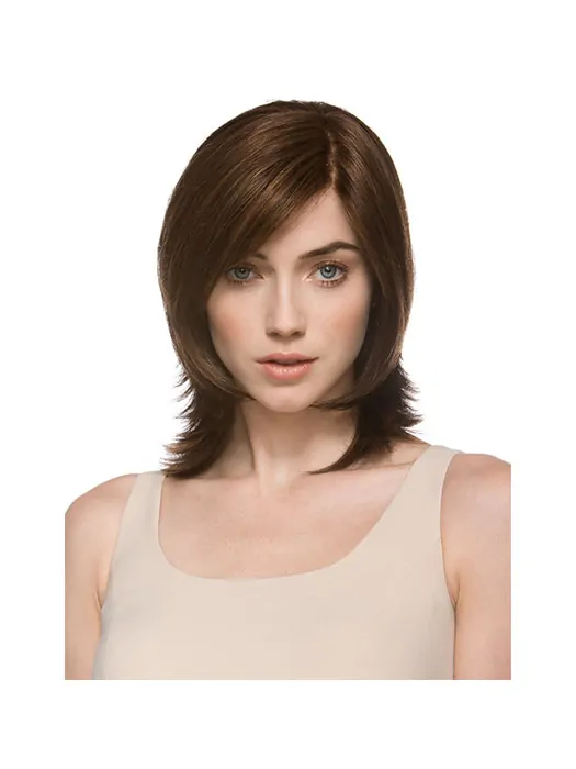 Synthetic Shoulder Length LayeLace Front Graceful Wigs
