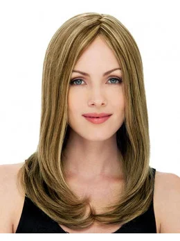 Cheapest Blonde Lace Front Remy Human Hair Long Wigs