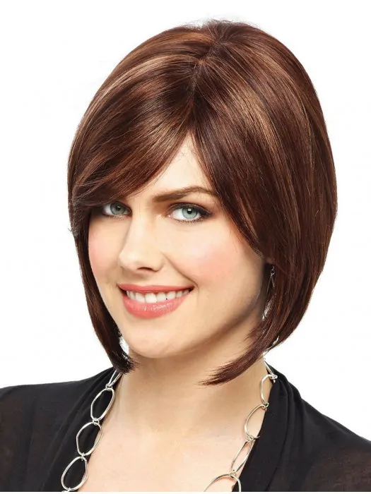 Wholesome Lace Front Straight Chin Length Petite Wigs