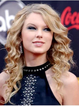 Exquisite Blonde Curly Long Taylor Swift Wigs