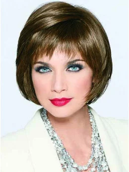 Blonde Hairstyles Bobs Monofilament Short Wigs