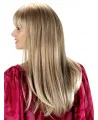 Gentle Blonde Straight Long Synthetic Wigs