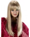 Gentle Blonde Straight Long Synthetic Wigs