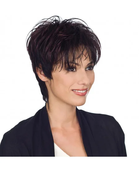 Top Auburn Straight Cropped Synthetic Wigs