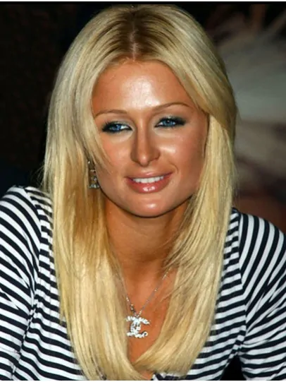 Easy Blonde Straight Long Paris Hilton Wigs