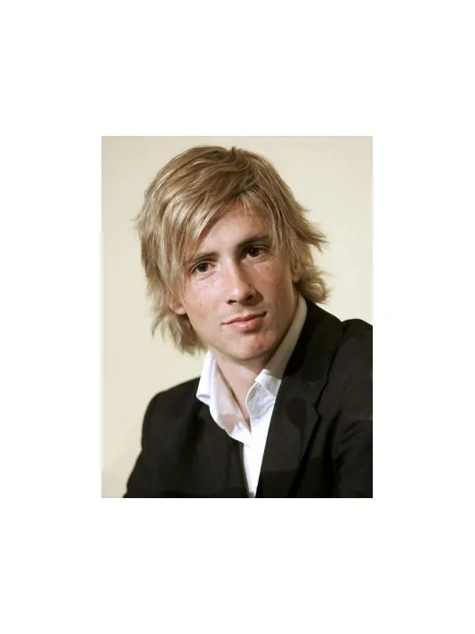 Affordable Blonde Wavy Chin Length Men Wigs