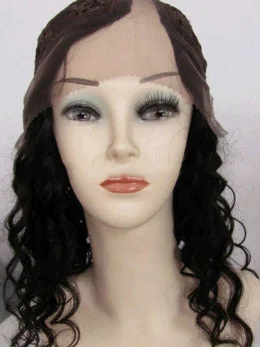Perfect Black Curly Long U Part Wigs