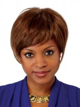 Style Auburn Lace Front Chin Length Lace Wigs