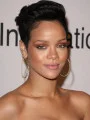 Black Straight Cropped Rihanna Wigs