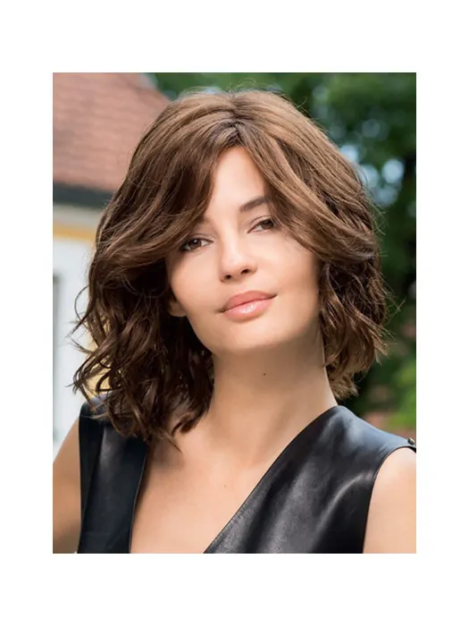 Lace Front Impressive Wavy Synthetic Medium Wigs