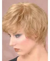 Wavy Monofilament Blonde Short Classic Cut Wig