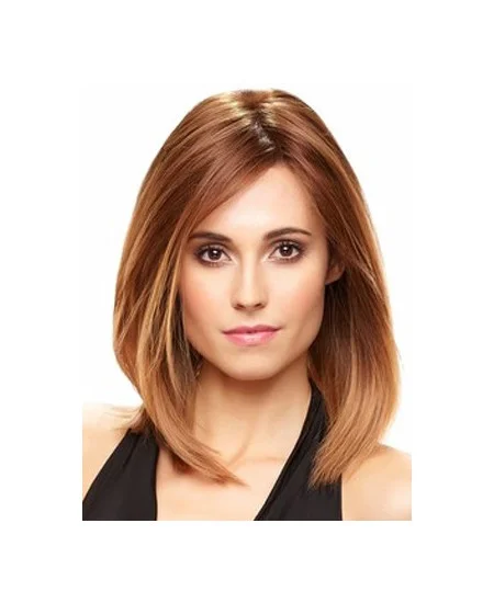 Traditiona Auburn Lace Front Shoulder Length Wigs