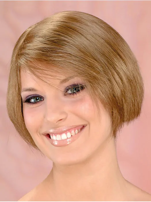 Synthetic Short Straight Blonde Amazing Classic Wigs
