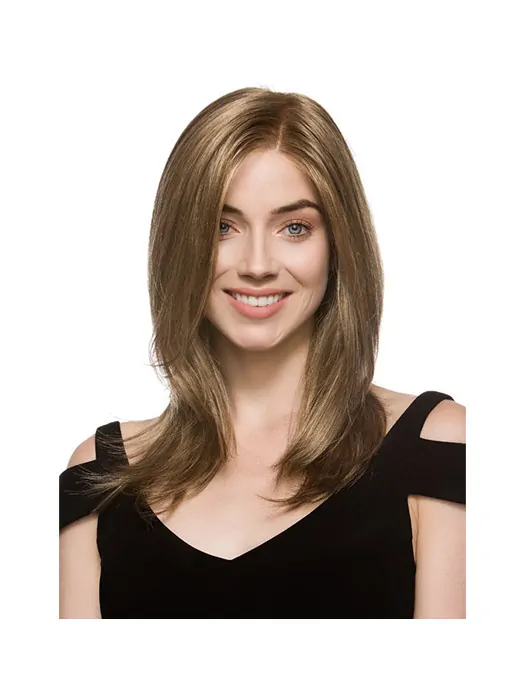 Preferential Lace Front Straight Shoulder Length Glueless Lace Wigs