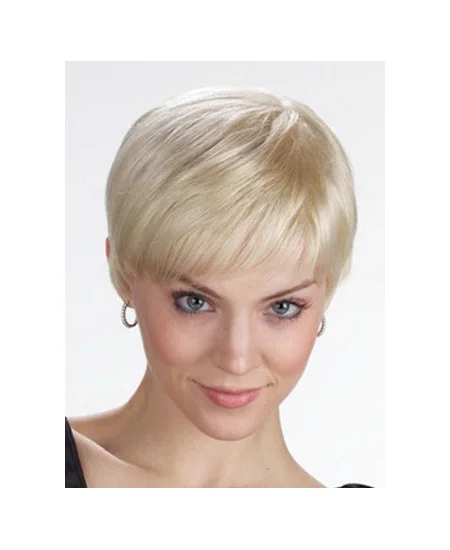 Blonde Lace Front Synthetic Graceful Short Wigs