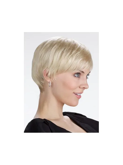 Blonde Lace Front Synthetic Graceful Short Wigs