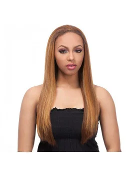 Flexibility Blonde Straight Long Human Hair Wigs and Half Wigs