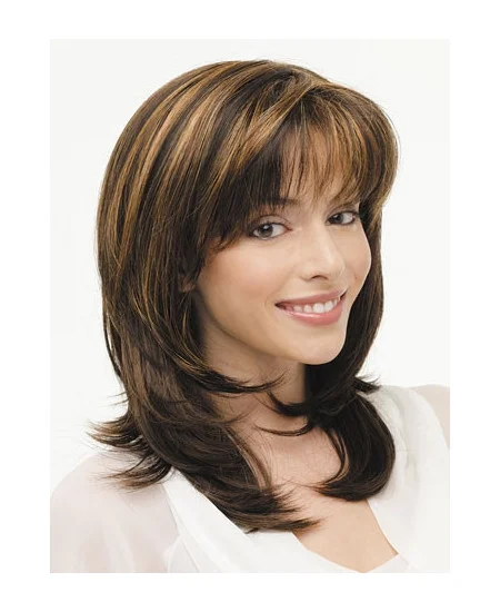Lace Front Straight Synthetic Affordable Long Wigs