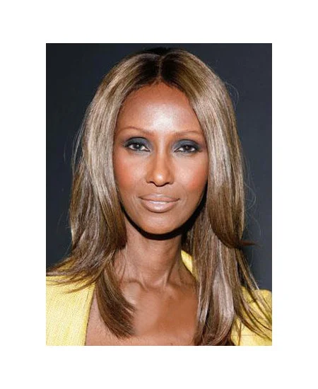 Iman Medium Straight Synthetic Lace Front Wigs