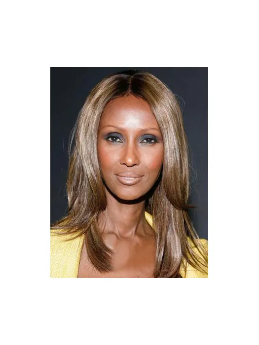 Iman Medium Straight Synthetic Lace Front Wigs