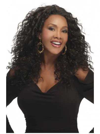 Lace Front Curly Synthetic Braw Long Wigs