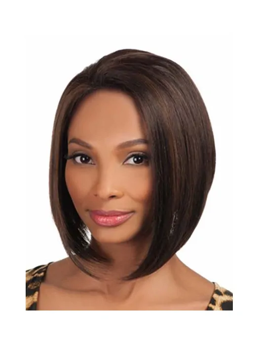 Online Brown Straight Chin Length African American Wigs
