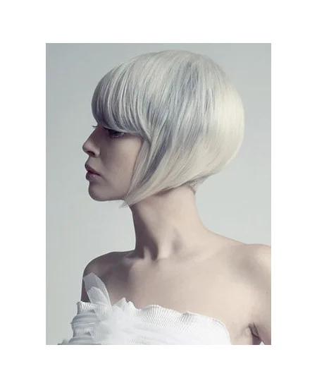 Young Fashion Grey Short Yongthful Cool Capless Wigs