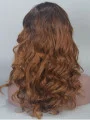 18'' Long Curly Full Lace Wigs Ombre Wigs