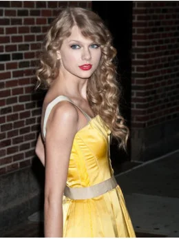 Fashionable Blonde Wavy Long Taylor Swift Wigs