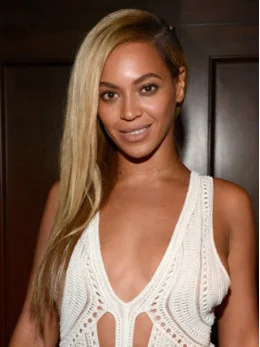 Classic Silky Straight Beyonce 22  inches Remy Hair Lace Wig