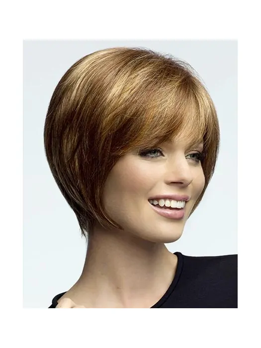 Blonde Flexibility Lace Front Synthetic Medium Wigs