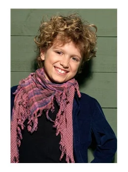 Affordable Blonde Curly Short Kids Wigs