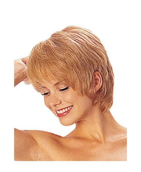 Glamorous Auburn Straight Short Synthetic Wigs