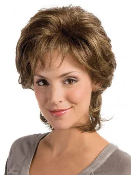 Glamorous Lace Front Wavy Chin Length Classic Wigs