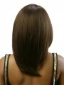Beautiful Brown Straight Shoulder Length African American Wigs