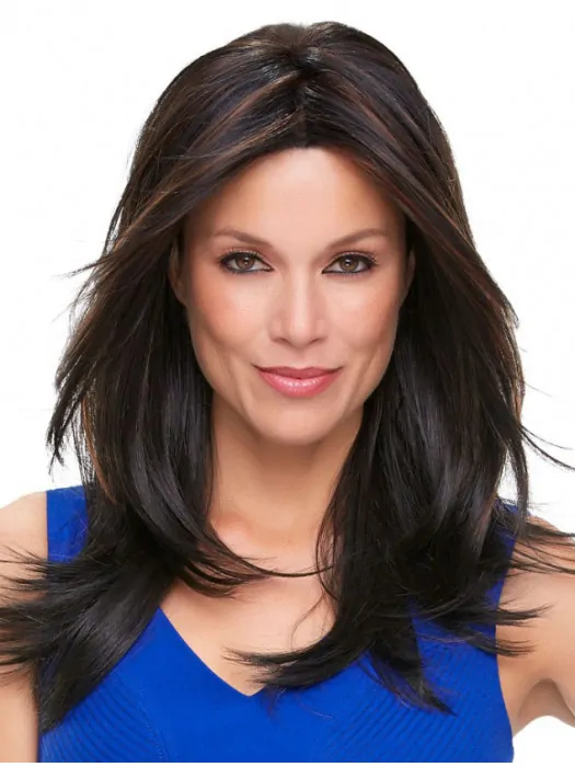 High Quality Straight Black Layered Hot Wigs