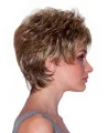 Fashionable Blonde Wavy Short Synthetic Wigs