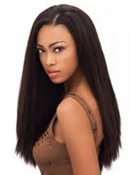Yaki Without Bangs Synthetic Lace Wigs