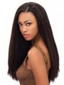 Yaki Without Bangs Synthetic Lace Wigs